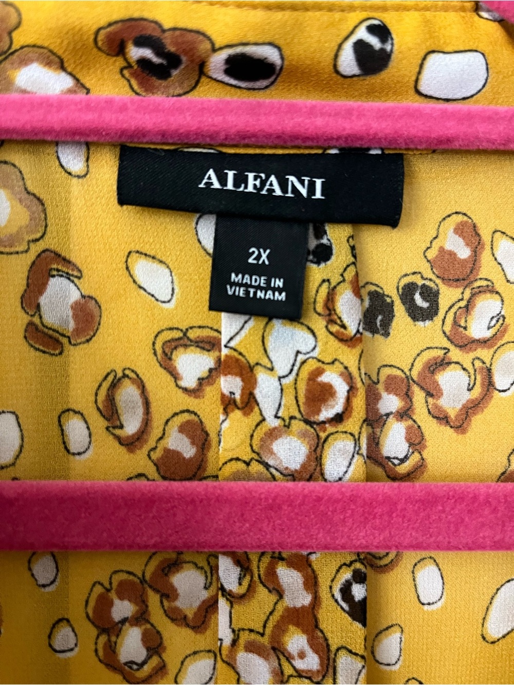 Alfani Lightweight Sheer Blouse - Picture 4 of 5